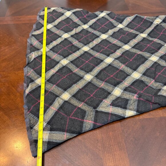 Talbots Wool Blend classic Plaid A-Line Skirt Size 8 - Picture 6 of 8